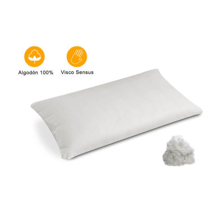 Almohada de copos viscoelástica