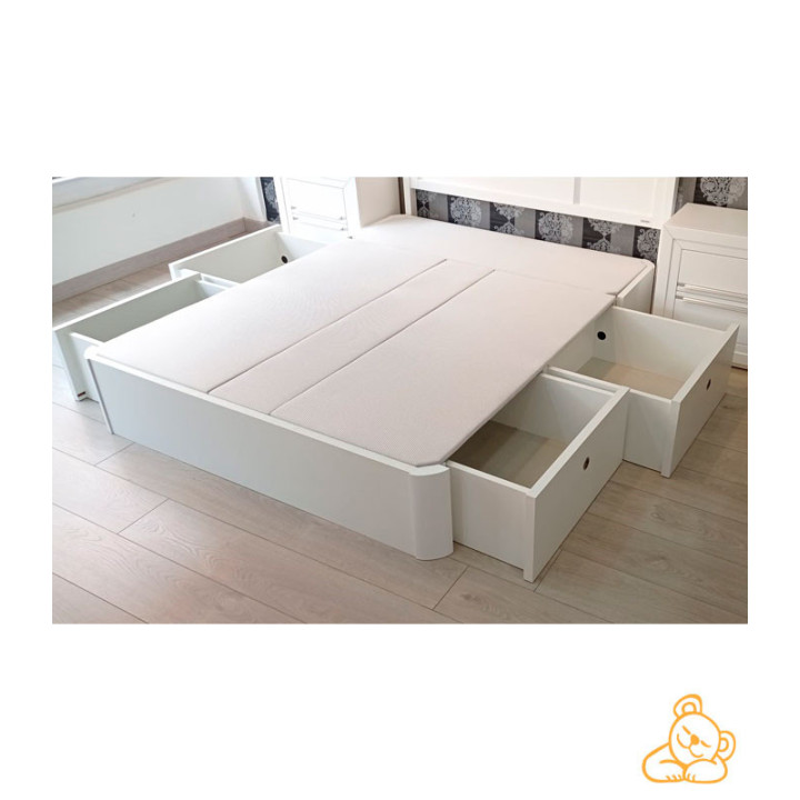 Comprar canapés de madera con cajones laterales en Madrid